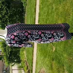 Roz& Ali spring summer floral print dress. size s